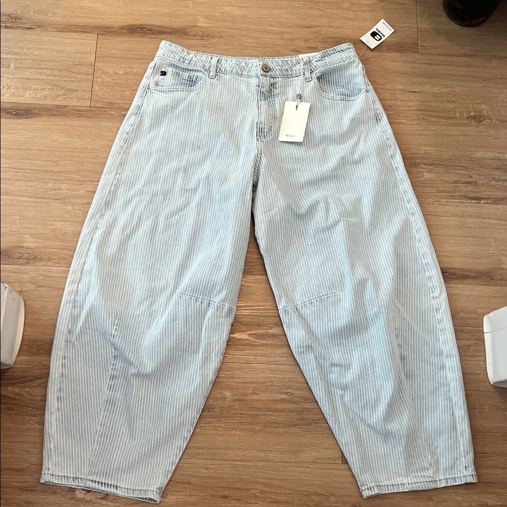Kancan Horseshoe Striped Stretch Jean Size - 30 NWT - Picture 3 of 11